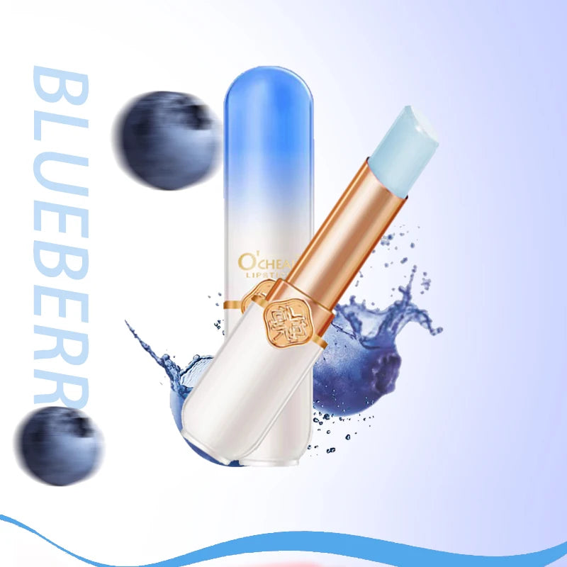 O'CHEAL Lip Glow Fruité – Baume à Lèvres Réactif à la Température | Hydratation Intense & Couleur Naturelle Longue Durée