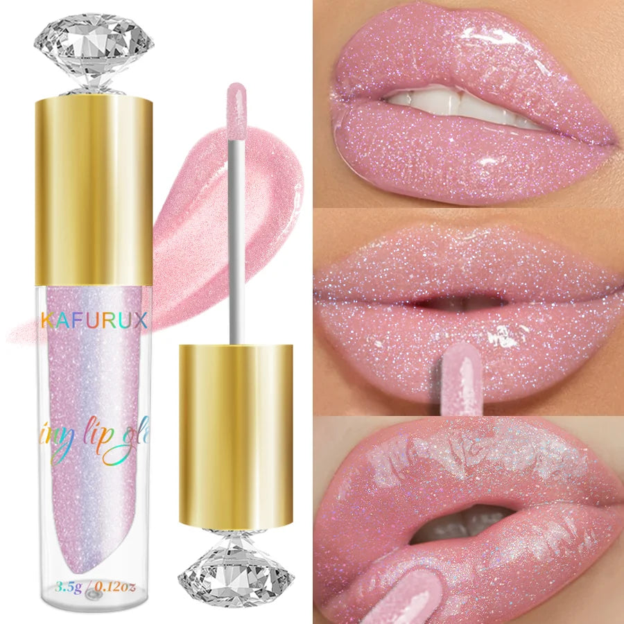 Diamond Gloss by KAFURUX – Brillance de Luxe, Lèvres de Star 💎