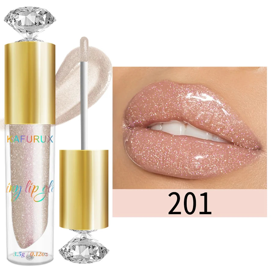 Diamond Gloss by KAFURUX – Brillance de Luxe, Lèvres de Star 💎