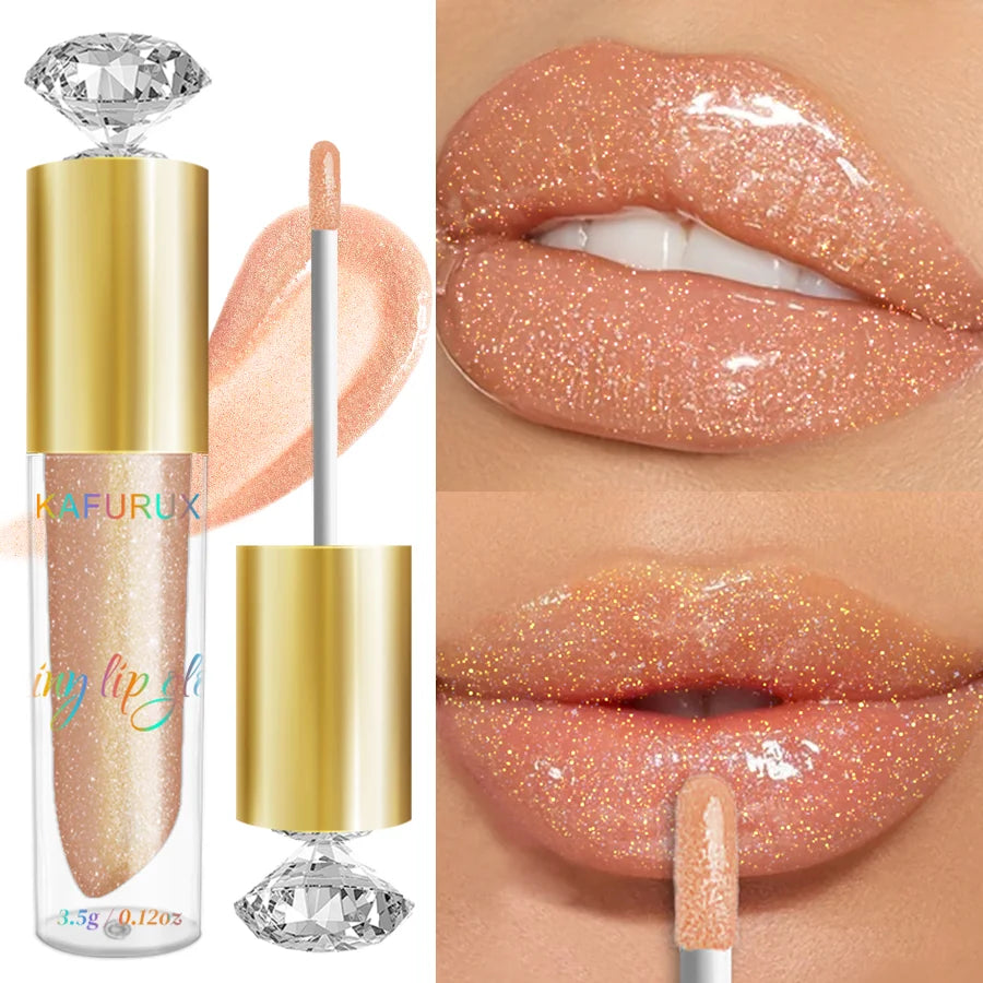Diamond Gloss by KAFURUX – Brillance de Luxe, Lèvres de Star 💎