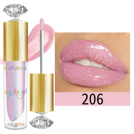 Diamond Gloss by KAFURUX – Brillance de Luxe, Lèvres de Star 💎