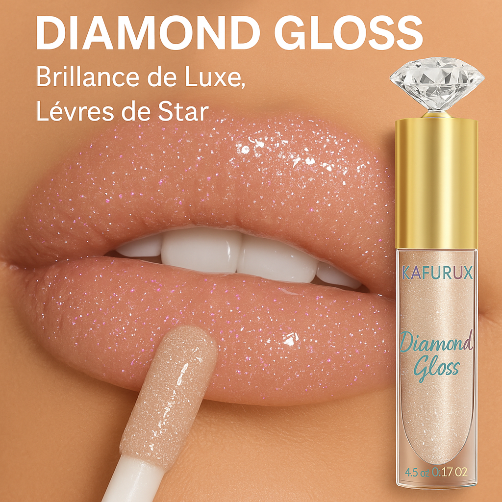 Diamond Gloss by KAFURUX – Brillance de Luxe, Lèvres de Star 💎